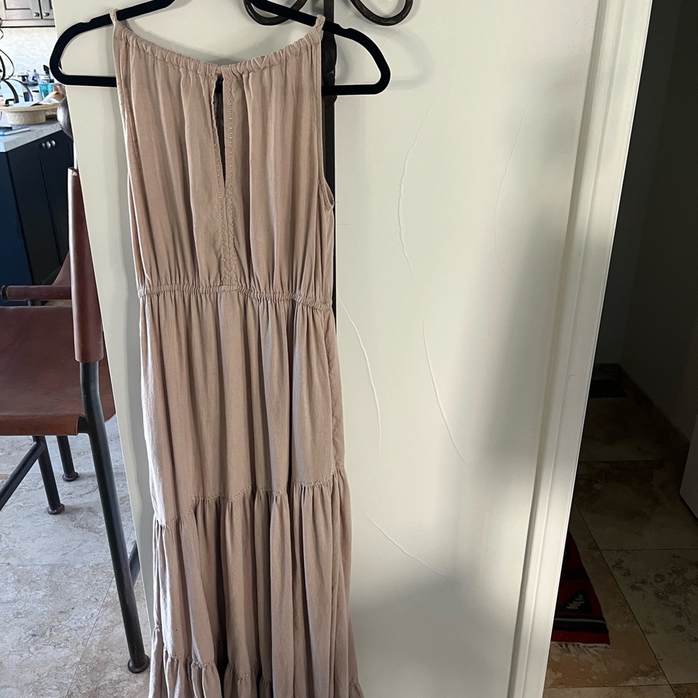 Rachel Zoe Taupe Maxi Dress